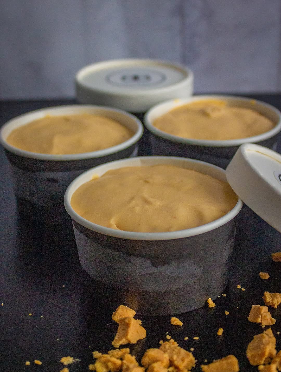 Helado artesanal de turrón