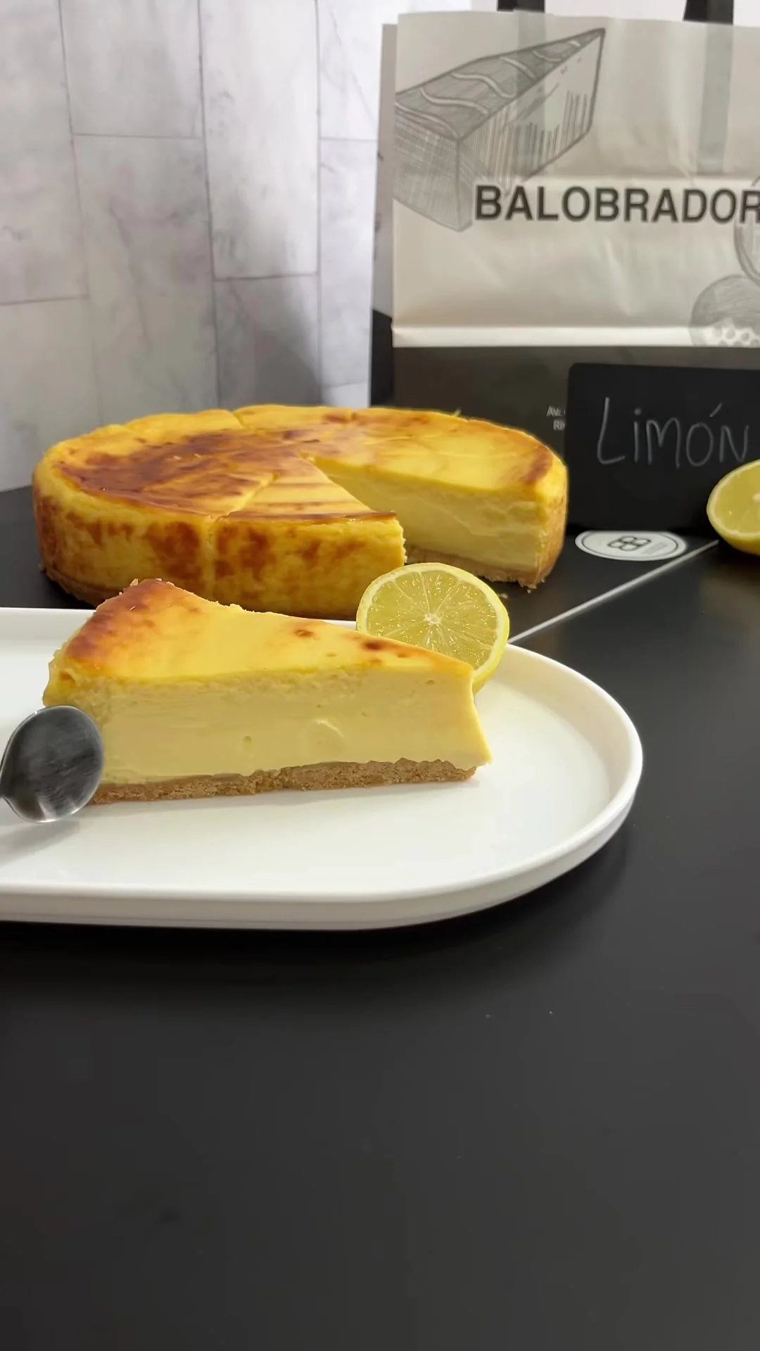 Tarta de queso limón - Tamaño M