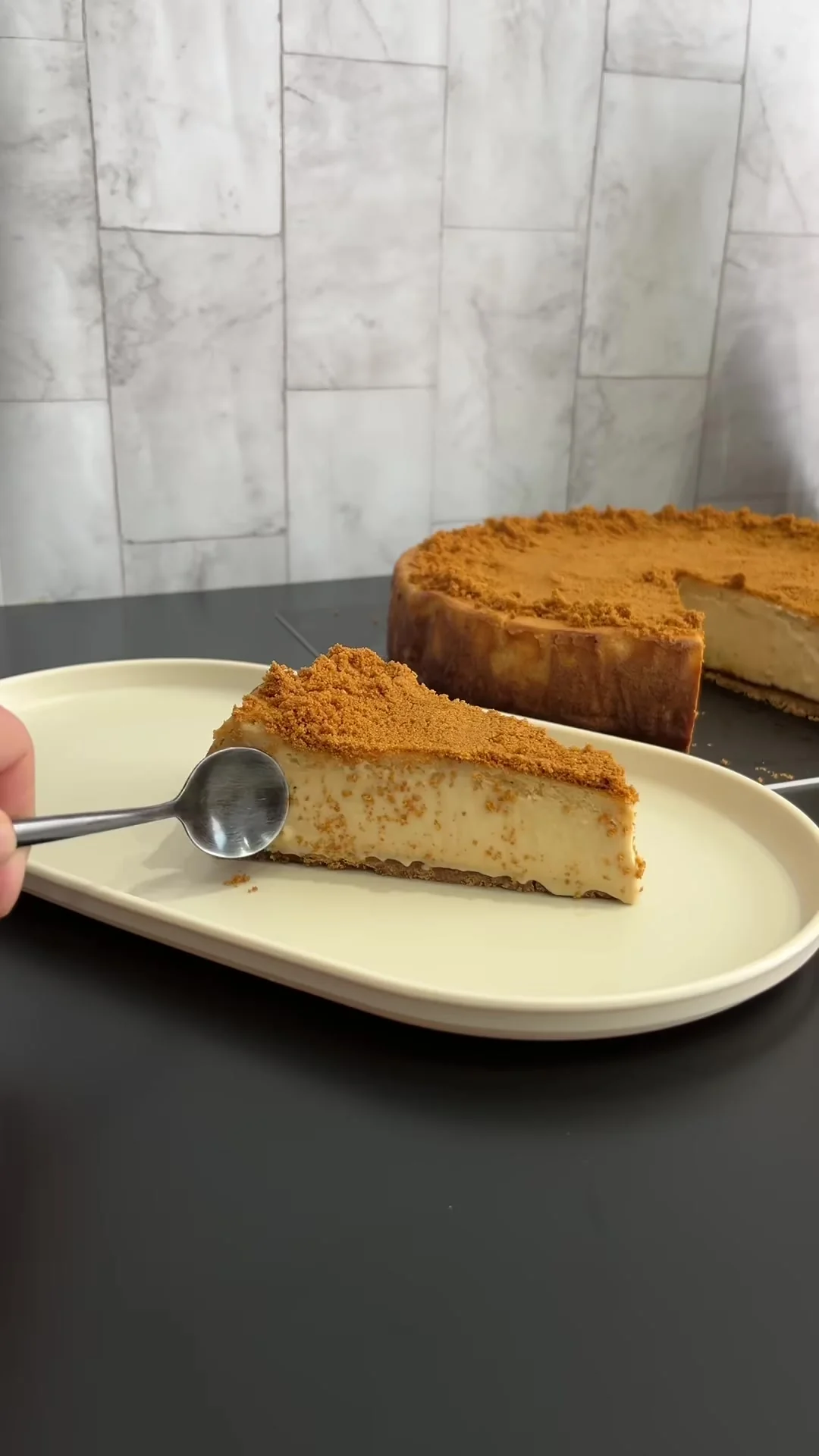 Tarta de queso Lotus - Tamaño M