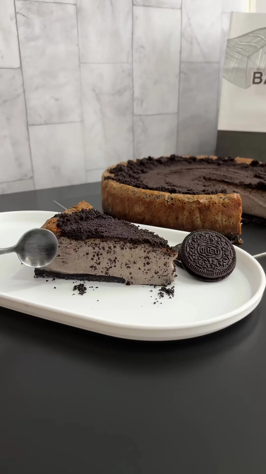 Tarta de queso Oreo - Tamaño M