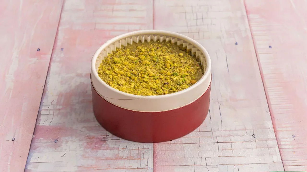 Tarta de queso pistacho - Tamaño S